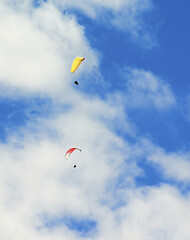 Image showing Two Parachute Wings