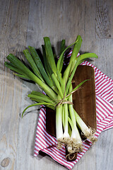 Image showing Fresh Spring Onion
