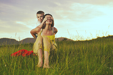 Image showing woman child outdoor