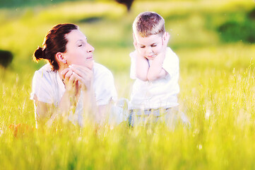 Image showing woman child outdoor