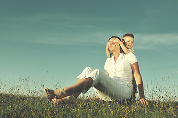 Image showing woman child outdoor