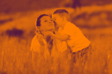 Image showing woman child outdoor