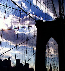 Image showing Brooklyn Bridge - NYC