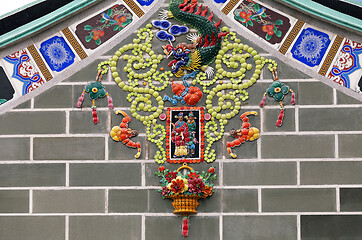 Image showing Decoration of a Vietnamese temple