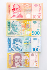 Image showing Serbian dinars 