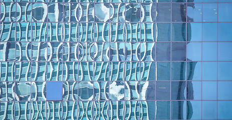 Image showing Reflection on building