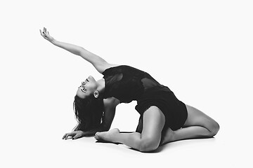 Image showing Beautiful modern dancer girl