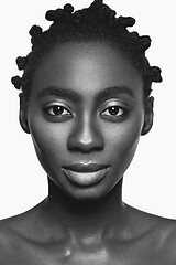 Image showing Beautiful black girl