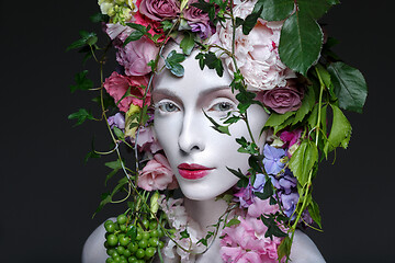 Image showing Beautiful flower queen