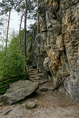 Image showing Suche skaly (Dry Cliffs) near Mala skala