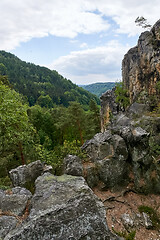 Image showing Suche skaly (Dry Cliffs) near Mala skala