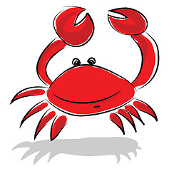 Image showing A fresh water creature crayfish generally considered as a high p