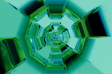 Image showing abstract tunnel background