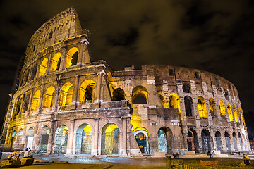 Image showing Colosseum in Rome, Italy