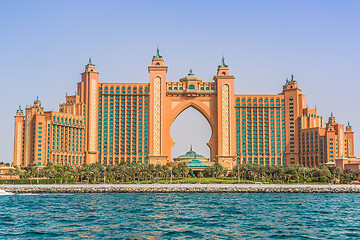 Image showing Atlantis, The Palm Hotel in Dubai, United Arab Emirates