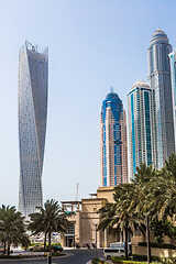 Image showing Dubai Marina cityscape, UAE