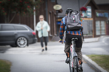 Image showing Bicycling Rider