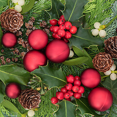 Image showing Festive Composition for the Christmas Season