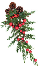 Image showing Christmas Decorative Display for the Festive Season