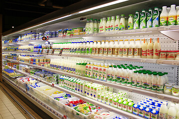 Image showing shop of dairy products