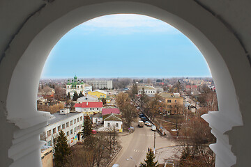 Image showing view of Kozelets town from cathedral