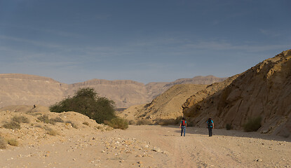 Image showing Travel in Israel negev desert landscape