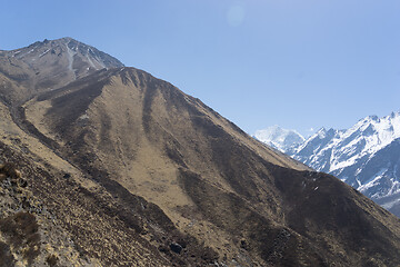 Image showing Mountain landscape in Nepal