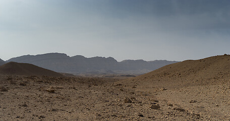 Image showing Travel in Israel negev desert landscape