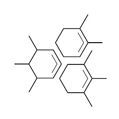 Image showing Molecule vector line icon.