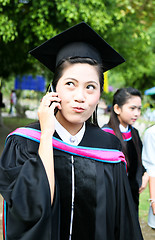 Image showing Asian university graduate