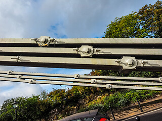 Image showing HDR Clifton Suspension Bridge in Bristol