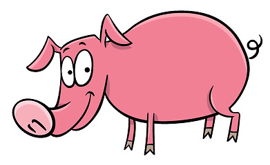 Image showing pig cartoon character
