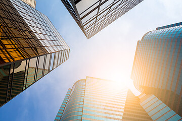 Image showing Office tower to the sky