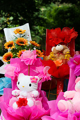 Image showing Flower and toys