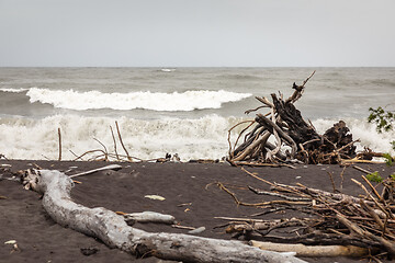 Image showing jade beach Hokitika, New Zealand