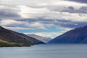 Image showing lake Wakatipu in south New Zealand