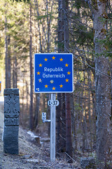 Image showing Border Shield Republic of Austria