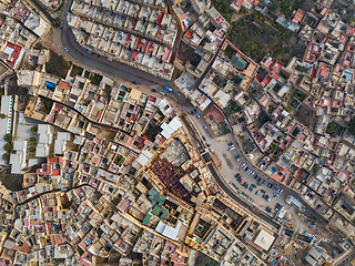 Image showing Tannery leather manufacturing in Morocco