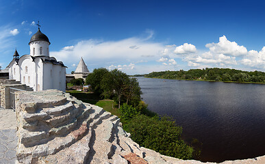 Image showing St. George church in Staraya Ladoga fort