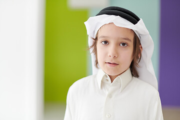 Image showing portrait of little arabian boy