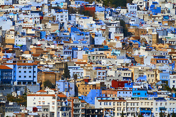 Image showing Blue city Chefchaouen in Morocco