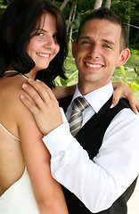 Image showing Just married couple