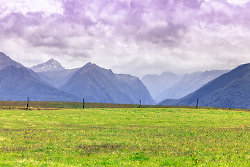 Image showing mountain view in New Zealand