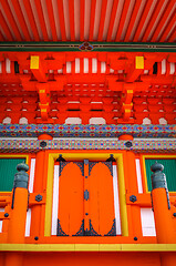 Image showing kiyomizu-dera temple detail, Kyoto, Japan
