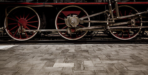 Image showing Steam Locomotive detail