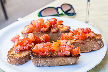 Image showing Original Italian Bruschetta