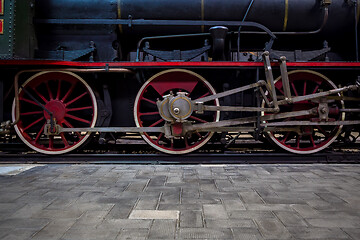 Image showing Steam Locomotive detail