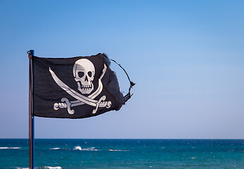 Image showing Pirate flag