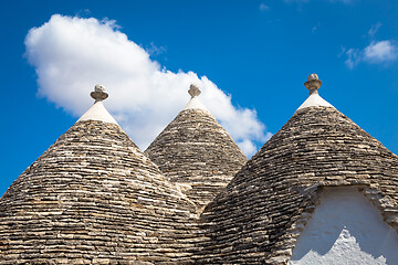 Image showing Alberobello, ITALY - Trulli di Alberobello, UNESCO heritage site