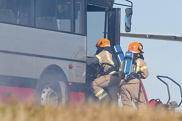 Image showing Fire Fighters